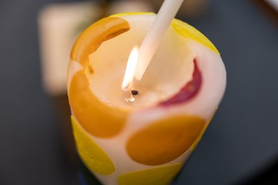 Osterkerze der Pauluskirche